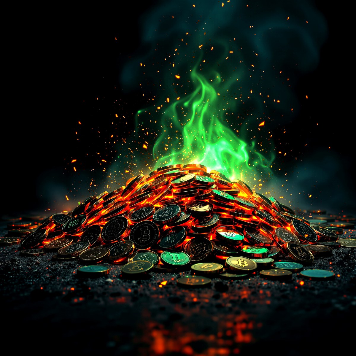 Burning tokens