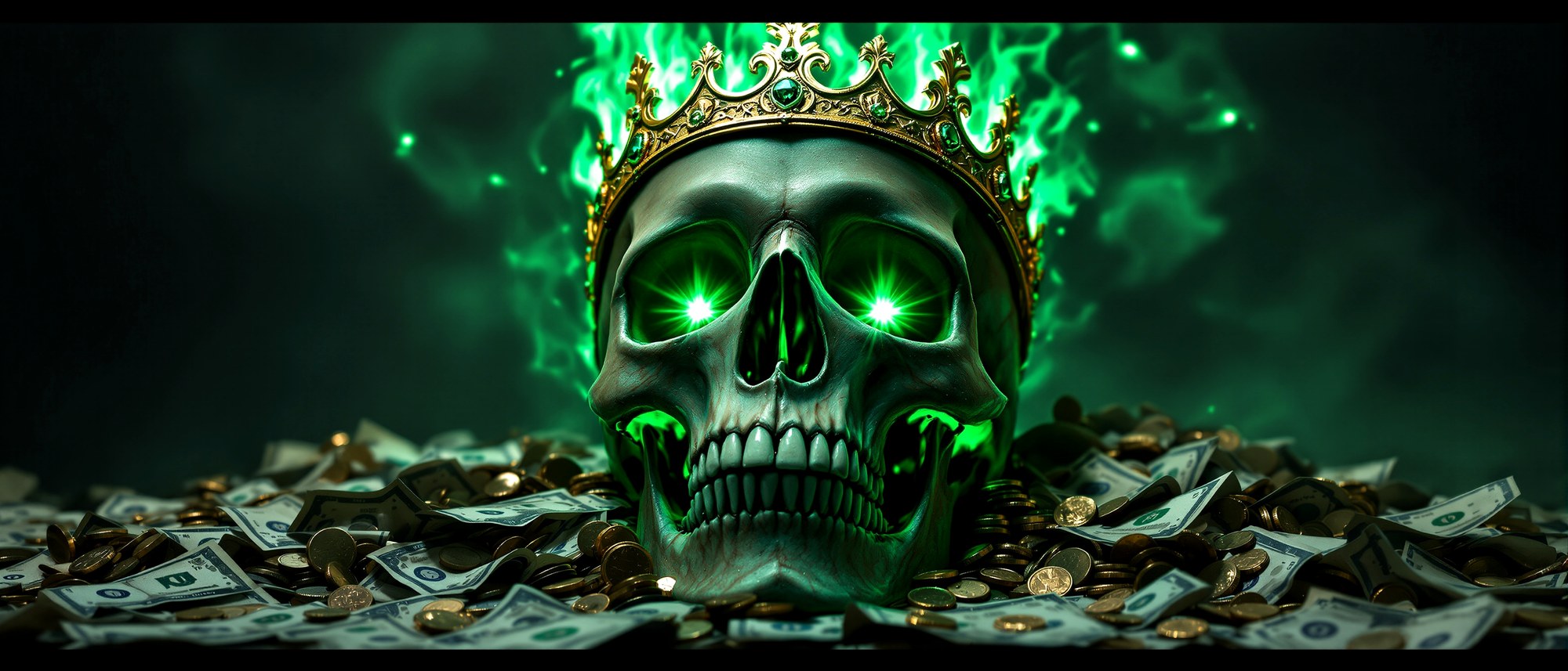 Crowned skull (AI)